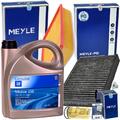 MEYLE FILTERSET PAKET+ORIGINAL 5W30 ÖL für OPEL CORSA D E 1.0+1.2+1.4 60-100 PS