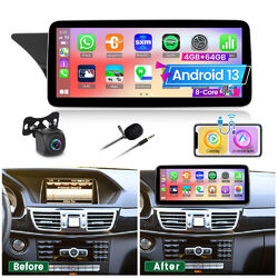 12.3" 4G+64G CarPlay Android 13 Autoradio NTG4.5 Für Mercedes-Benz E-Klasse W212