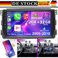 Für Mercedes Benz Smart Fortwo 451 2005-2010 Autoradio Android 13 GPS Navi WIFI