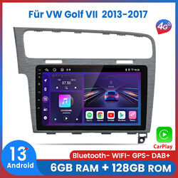 Für VW Golf VII 2013-2017 Carplay Android13 Autoradio GPS NAVI WIFI DAB+ 6+128GB