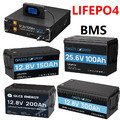 LiFePO4 Akku 12V/24V/48VAh 300Ah 100Ah 200Ah Lithium Batterie BMS für RV Solar