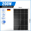 200W Solarmodul Monokristallin 12V PV Modul Solarpanel für Balkonkraftwerk