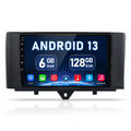 Android13 Autoradio GPS Navi Carplay 6+128GB für Mercedes Benz Smart Fortwo 451