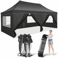 Pavillon 3x3/3x6m Partyzelt Gartenzelt Pop-Up Faltpavillon Fest Zelt UV Schutz