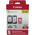 Canon PG545XL schwarz & CL546XL Farbfoto Preis-Leistungs-Verhältnis für Pixma MG3051 Drucker