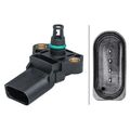 1x Sensor, Ladedruck HELLA 6PP 009 403-341 passend für AUDI SEAT SKODA VW