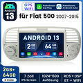 Für FIAT 500 2007-2015 9 Zoll 2+64G Autoradio Android 13 GPS Navi WIFI BT FM RDS