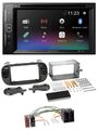 Pioneer Bluetooth MP3 USB 2DIN DAB DVD Autoradio für Fiat 500 bis 2012 schwarz s