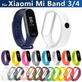 Armband für Xiaomi Mi Band 3 / 4 Fitness Tracker Smartwatch Ersatz Sport Silikon