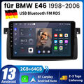 Für BMW E46 3er 318 320 8Kern 2+64G Android 13 Autoradio 9" GPS Navi BT CarPlay