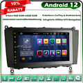 8-Kern Android 13 Autoradio CarPlay DAB+ GPS Navi Mercedes-Benz SLK-Klasse R171