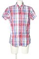 TOMMY HILFIGER Kurzarm-Bluse Damen Gr. DE 40 weiß-rot-blau Casual-Look