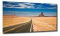 Leinwand Bild USA Landschaft Strasse Horizont Wüste