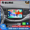 2G+64GB Android 14 Autoradio Für Opel Astra K 2015-2019 GPS Navi CarPlay RDS SWC