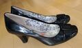 Esprit Pumps Highheels elegante Schuhe Gr 39 Lackleder Lack Schwarz wie neu