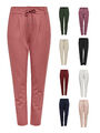 Only Damen Hose OnlPoptrash Easy Color Jogginghose Sweathose Karottenform