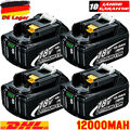 4X Für Original Makita Akku 18V 12,0Ah 6,0Ah 9,0Ah BL1860B BL1850B BL1840 BL1830