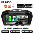 8.8" CarPlay Android 13 4+64G Autoradio GPS 4G für BMW E90 E91 E92 E60 E61 CCC