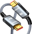 Highwings HDMI Kabel 5Meter 8K, HDMI 2.1 Kabel 48Gbps Ultra Highspeed 8K@60Hz 4K