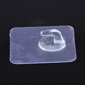  5 Stück/Packung selbstklebende Wandhaken, robuste, transparente Wandaufhängung