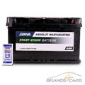 AUTOBATTERIE 12V 80Ah STARTERBATTERIE 800A AGM80 START-STOP AGM ENVA + POL FETT