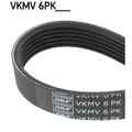 SKF Keilrippenriemen VKMV 6PK1132