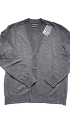 MARC O´POLO Strickjacke Herren graphite grey melang Wolle/Baumwolle Gr.XL**NEU*