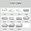 AC110-220V AUF DC12V 24V 10-500W IP67 LED Netzteil Adapter Treiber Transformator