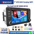 2+32G Android 13 Autoradio Carplay GPS Nav BT DVR Kam Für Audi A3 S3 RS3 8P1 8PA