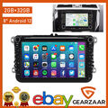 8" Autoradio Android 12 GPS Navi 2+32GB Für VW GOLF 5 6 Passat Touran Polo