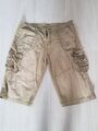 Herren Cargo Sommer Shorts kurze Hose Short Bermuda Casual Pants Baumwolle 3/4--