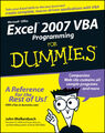 Excel 2007 Vba Programmierung für Dummies Perfekt John Walkenbach