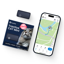 Tractive CAT Mini | GPS Halsband für Katzen | Dunkelblau | GEBRAUCHT