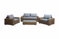 Polyrattan Loungeset Kubus Garten Loungeecke Loungegruppe Gartensofa Gartenset