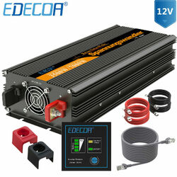 Spannungswandler 300W 1000W 1500W 2000W 2500W 3000W 12V/24V 230V 0% MwSt EDECOA