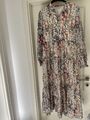 Marie Lund Kleid  Blumen Mehrfarbig floral Gr 38 TOP