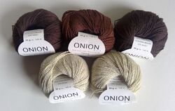 5 Knäuel Onion Hemp + Cotton + Modal 3 Farben Baumwolle Hanf Modal 250g