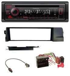 Kenwood MP3 CD USB Bluetooth DAB Autoradio für BMW 3er E46 Profiversion Quadlock