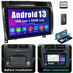 DAB+ 1+32G Für Mercedes-Benz SLK R171 2008-2011 Autoradio Android 13 GPS CarPlay