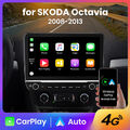 6+128GB 10.1"Android13 Für Skoda Octavia II 2008-2013 Autoradio GPS NAVI Carplay