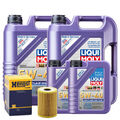 Motoröl 5W40 LIQUI MOLY Leichtlauf High Tech 12L+HENGST Ölfilter