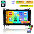 2+64G Android 14 Autoradio Carplay WiFi RDS GPS Navi BT Für VW Crafter 2006-2011