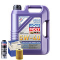 Motoröl 5W40 LIQUI MOLY High Tech 5L+MAHLE Ölfilter +Spülung