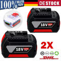 2X 18V 6Ah Akku für Bosch Professional GBA GSR GSB BAT618 BAT609 BAT620 6000mAh 