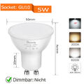 10er GU10 LED Birne Leuchtmittel 5W 7W Spot Strahler Warmweiß Kaltweiß Glühbirne