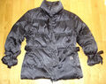 NEUw PAPERMOON Piuma edle Daunenjacke Gr 128 Winterjacke 100% Daunen Satin Italy