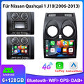 6+128G Android 13 Autoradio Für Nissan Qashqai 1 J10 2006-2013 GPS Navi DAB WiFi