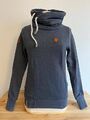 Naketano Kapuzenpullover Hoodie Sweatshirt Gr. S Blau Top Zustand