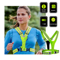 LED Warnweste Reflektor Streifen Sicherheitsweste Joggen Outdoor Radfahren Hunde