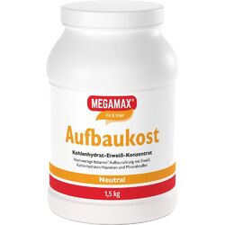 MEGAMAX Aufbaukost neutral Pulver 1.5 kg PZN15560012